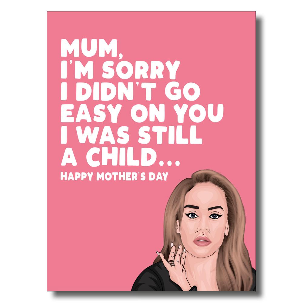 Easy On Me Mother's Day Card #1 image